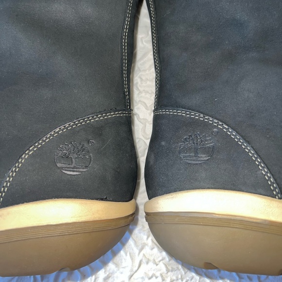 TIMBERLAND KICKADILLA Suede Leather Faux Fur Lace up boots. Size 8M - Picture 14 of 14